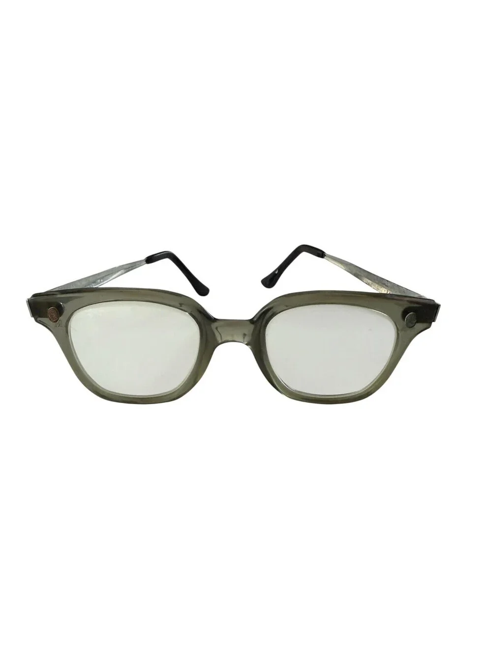 Vintage 50s Fendall Safety Eyeglasses Sunglasses, MCM Eyewear, Smokey Gray